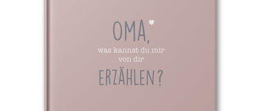 Oma Erzähl Mal Buch zum Ausfüllen