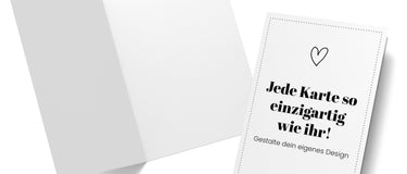 Hochzeitseinladung selbst gestalten im Hochformat