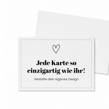 Danksagungskarte Hochzeit selbst gestalten