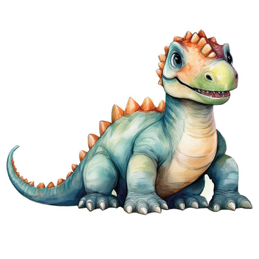 12 Einladungskarten Dino