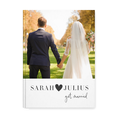 Layflat-Fotobuch Hochzeit "Herzglück"