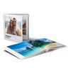 Fotobuch Klassik mit Paar-Selfie und tropischem Strandbild, personalisiertes Geschenk