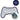 Personalisierte Einladungskarte in Gamepad-Form mit 300g Bilderdruck matt für Geburtstag