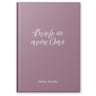 Notizbuch personalisiert mit Name und Text nach Wunsch lila Hardcover
