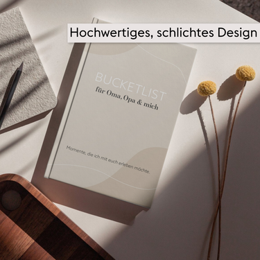 Bucket List Buch für Oma, Opa & mich
