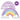 12 Einladungskarten Kindergeburtstag - Regenbogen