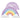 Bunter Regenbogen-Einladungskarte für Geburtstag mit Wolken und personalisierbarem Textfeld