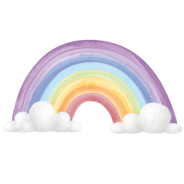 12 Einladungskarten Kindergeburtstag - Regenbogen