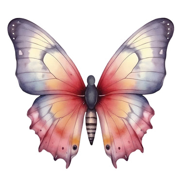 12 Einladungskarten Kindergeburtstag - Schmetterling