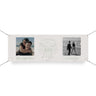 Hochzeitsbanner personalisiert mit Fotos, Texten und Datum