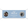 Hochzeitsbanner personalisiert mit Fotos, Texten und Datum