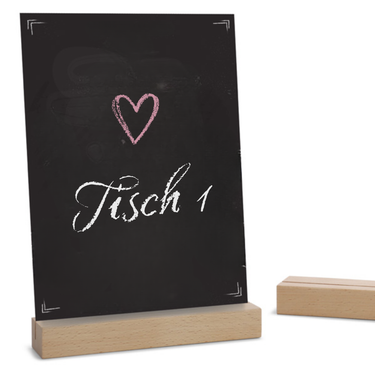Kartenhalter aus Holz für kreative Geschenke und individuelle Designs