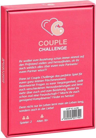CARDS & CAKE Kartenspiel Couple Challenge - Cupcakes & Kisses