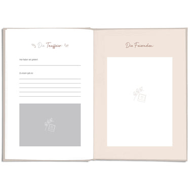 LEAF & GOLD Taufbuch - Cupcakes & Kisses